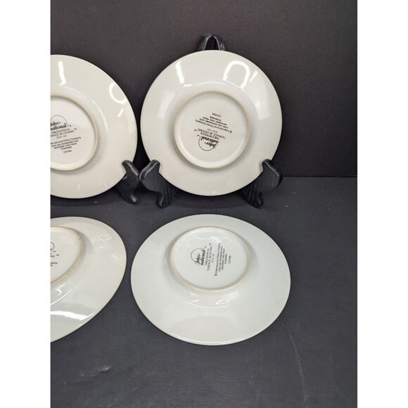 International Tableworks Terrace Blossoms 072-01 Replacement Saucers Set of 4 - Picture 9 of 11